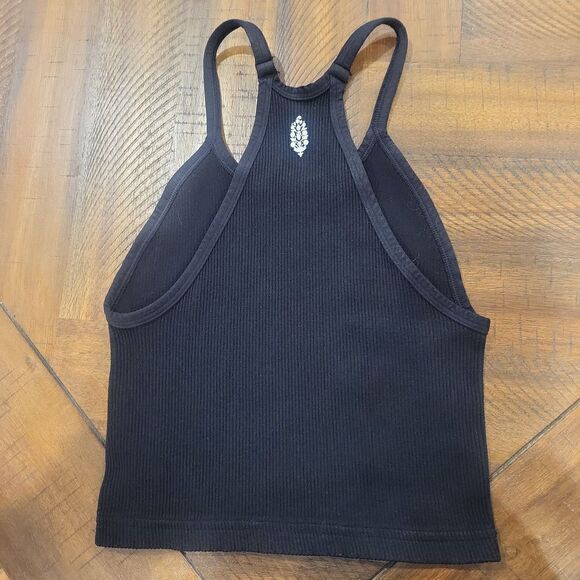 Free People Happiness Runs Black Tank XS/S - Picture 4 of 5